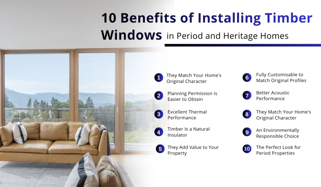 10 Benefits of Installing Timber Windows in Period and Heritage Homes